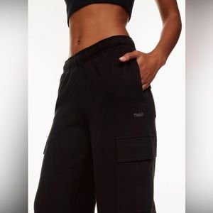 TNA Cozy Fleece Mega Cargo Sweatpant from Aritzia